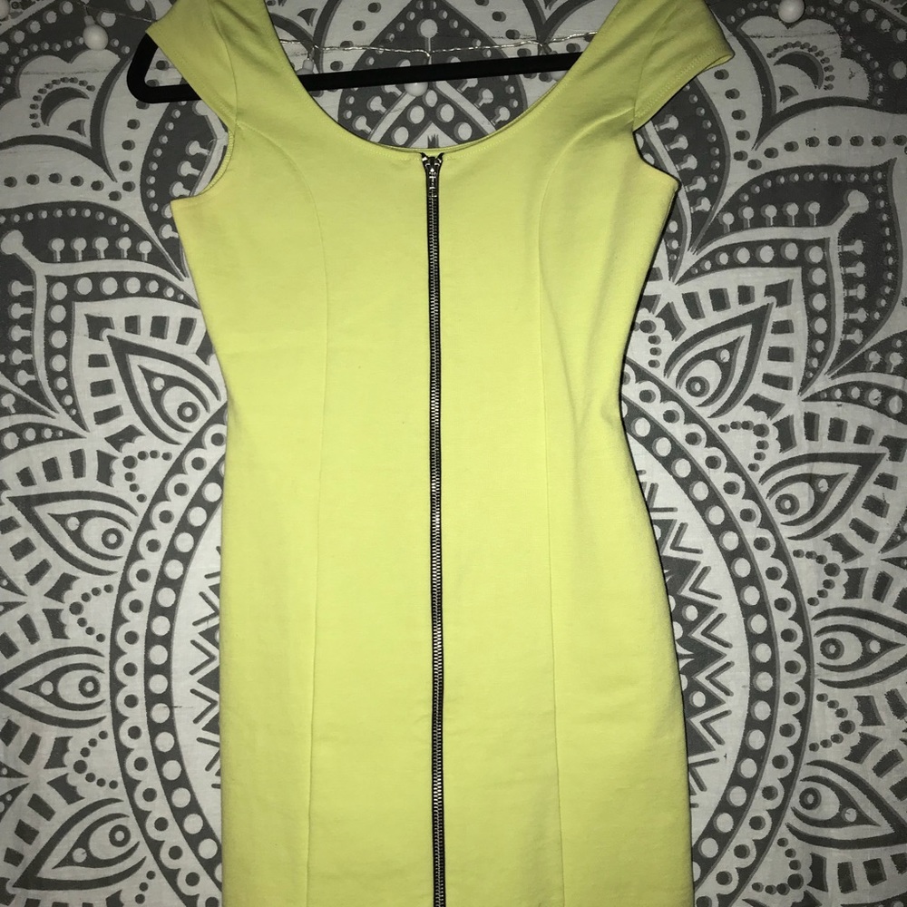 Light green tight mini dress